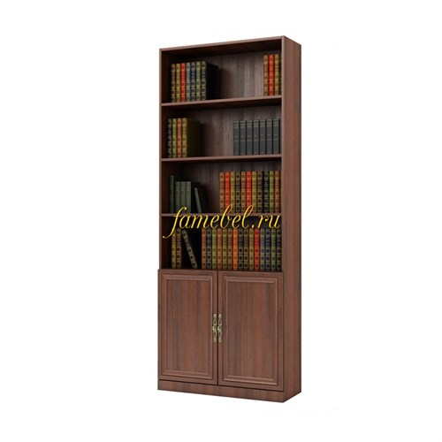 Шкаф книжный Карлос 014, размер 80х203х28 см.