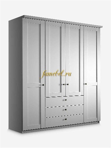 Шкаф София 16 с фасадом МДФ 160х220х50 см, распашной с ящиками