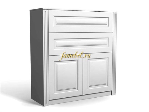 Комод Классика 1 размер 80х90х40, цвет белый.