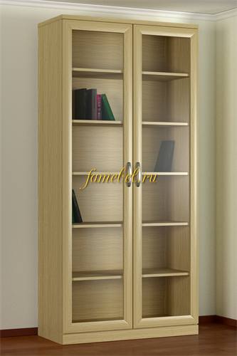 Шкаф книжный 2.1 светлый