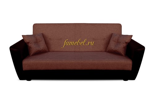 Диван книжка Амстердам 120 рогожка коричневая