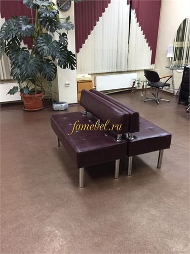 Диван business 600х800 экокожа коричневый