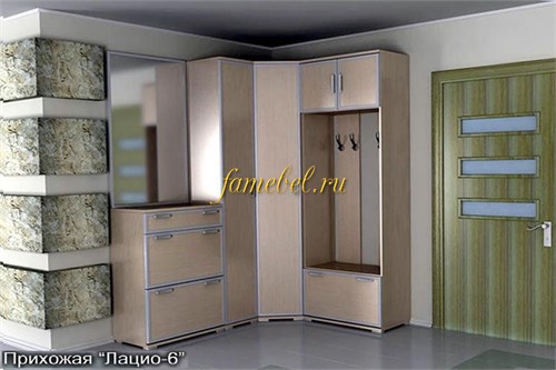 Прихожая Лацио 6 угловая