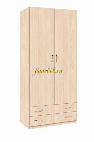 Зодиак 2.2 шкаф распашной двухдверный с ящиками.