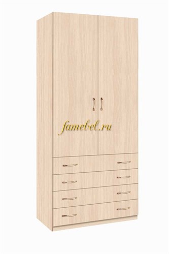 Зодиак 2.4 шкаф 2 двери 4 ящика