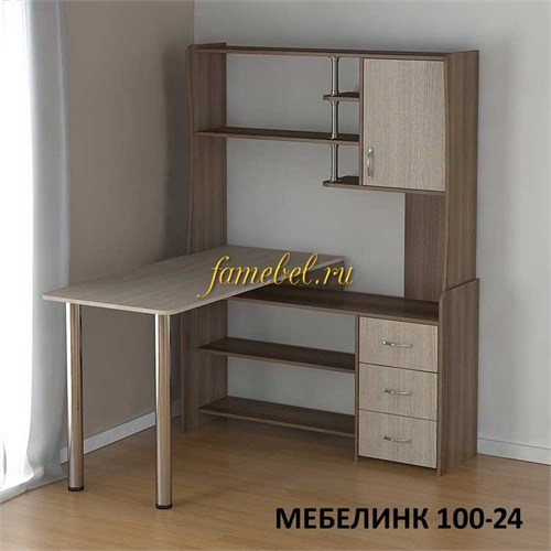 Стол компьютерный Мебелинк 100-24 лдсп