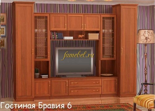 Стенка Бравия 7 мини-стенка