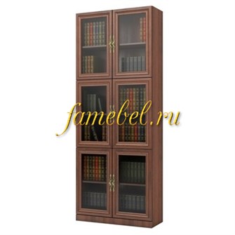 Шкаф книжный Карлос 024, размер 80х203х28 см
