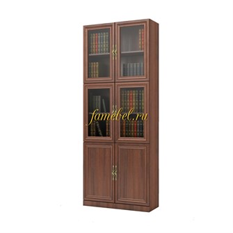 Шкаф книжный Карлос 020, размер 80х203х28 см