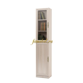 Шкаф книжный Карлос 029 витрина, размер 40х203х28 см