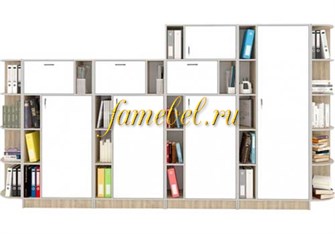 Стеллаж Орион 6, размер Ш.В.Г. 3900х2050х350 мм.