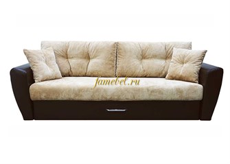 {{photo.Alt || photo.Description || 'Амстердам Люкс диван еврокнижка, велюр бежевый, экокожа коричневый'}}