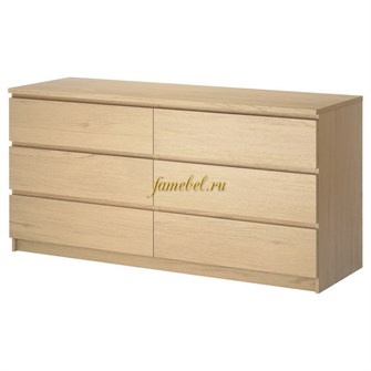 Стефани 3 комод шесть выдвижных ящика, Ш.В.Г. 140х75х45 см.