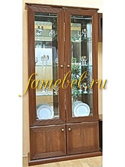 МДФ 4 шкаф витрина двухдверная 930х2060х461