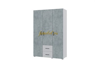 {{photo.Alt || photo.Description || 'Шкаф Виктор-3, распашной 2 ящика, цвет Белый - Бетон'}}