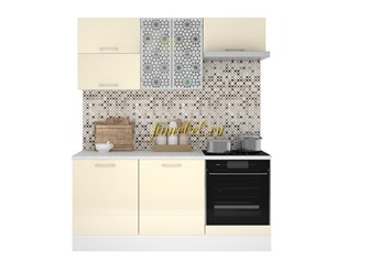 Кухня Люкс МДФ 1800 глянец стекло