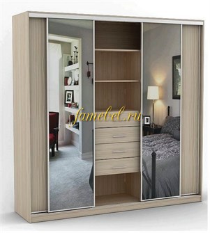{{photo.Alt || photo.Description || 'Каскад 4-4я шкаф купе четырёхдверный, 2 зеркала'}}
