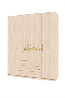 {{photo.Alt || photo.Description || 'Лайт шкаф четырехдверный с ящиками (ШВГ, мм) 1600х2200х600'}}