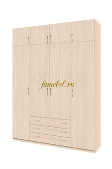 {{photo.Alt || photo.Description || 'Лайт шкаф четырехдверный с антресолью (ШВГ, мм) 1700х2400х600.'}}
