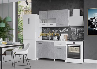 {{photo.Alt || photo.Description || 'Кухня Trend 1300 цвет белый - бетон'}}