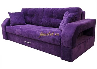 {{photo.Alt || photo.Description || 'Диван Еврокнижка Манчестер с подсветкой 160 велюр фиолетовый'}}
