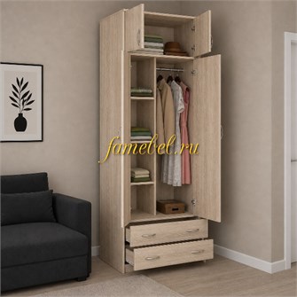 {{photo.Alt || photo.Description || 'Шкаф Зодиак 2.2-А двухдверный с Антресолью, цвет Дуб Сонома'}}