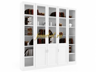 {{photo.Alt || photo.Description || 'Гала 5.3 цвет белый, шкаф книжный пятидверный'}}