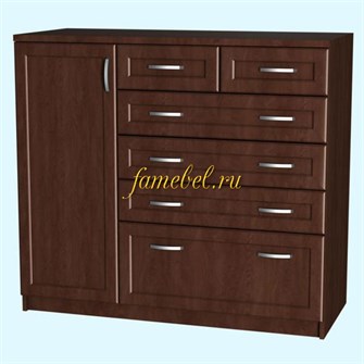Комод К 9 Браво модель с ящиками и дверью