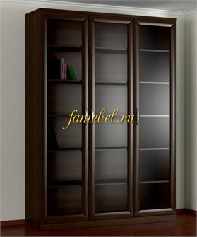 Шкаф книжный 3.1 темный