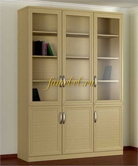 Шкаф книжный 3.3 светлый