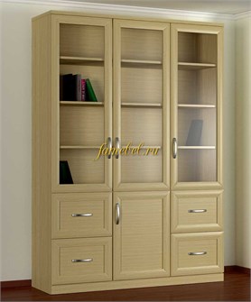 Шкаф книжный 3.5 светлый