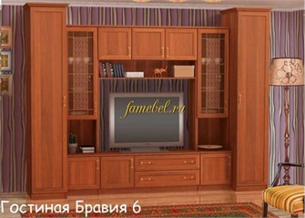Стенка Бравия 7 мини-стенка