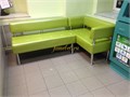 Диван business 2000х800 экокожа зелёный