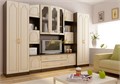 Стенка Макарена МДФ, Ш.В.Г. 279х200х44, цвет венге дуб, Горизонт.