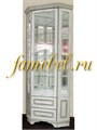 МДФ 6 витрина посудная угловая однодверная.