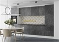 Кухня Оптима МДФ 3400 гранит дым