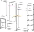 Прихожая Машенька 9 схема.