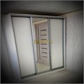 Шкаф-купе Версаль 3 с зеркалом цвет белый
