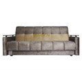 Диван книжка Рим велюр серокоричневый
