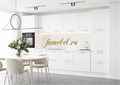 Кухня Оптима МДФ 3400 белый эталит