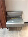 Диван business 1000х800 экокожа серебро
