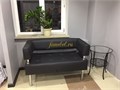 Диван business 1200х800 экокожа черный